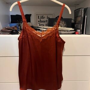Sundance Rust Lace Cami Top